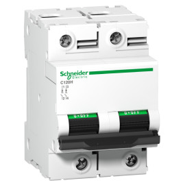 Disjoncteur Acti9 C120H Schneider Electric - 2P - 63 A - Courbe B