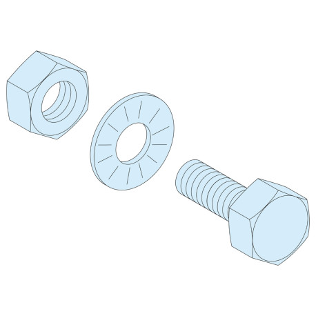 Lot de 20 boulons Linergy BS Schneider Electric - M6x20 pour barre de 5mm