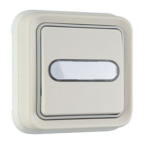 069864 - Poussoir plexo porte étiquette blanc de Legrand