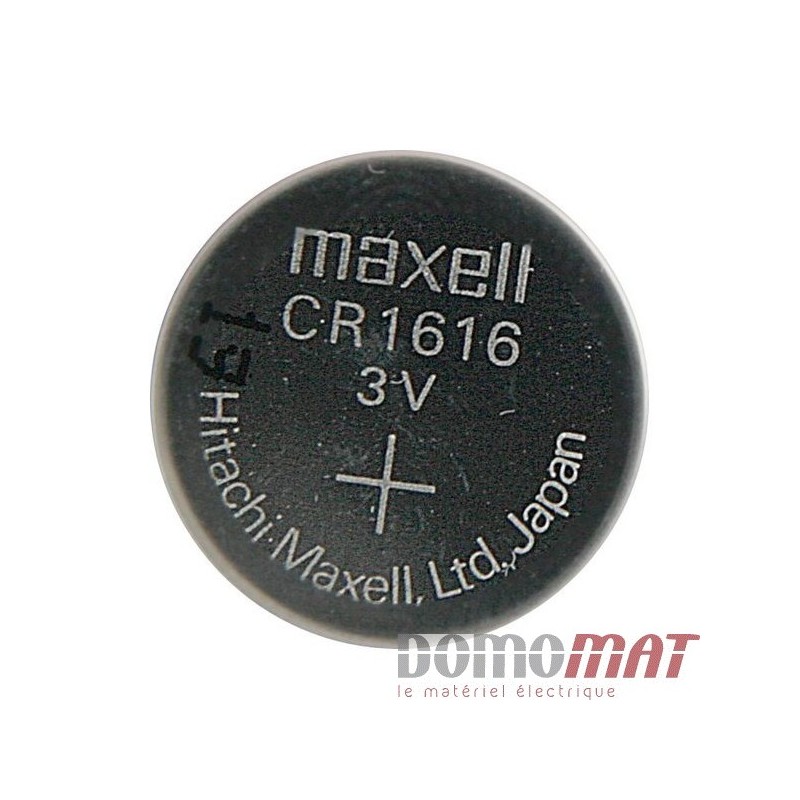 Piles bouton Maxell au lithium CR1620, paquet de 5 CR1620BL-5