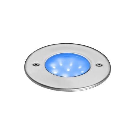 Schijnen Gasvormig Bedankt Spot LED encastré pour sol Ego Rond - 1.5W - Bleu - Inox