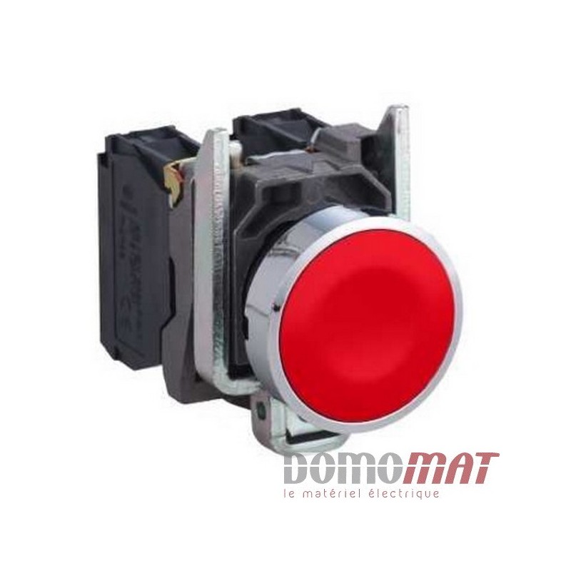 Bouton poussoir buzzer avec croix rouge 2 pièces - lumineux et sonore - 11  cm