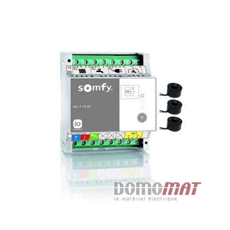 Capteur de consommation électrique - pompe à chaleur - TaHoma - Accessoire  pour box domotique - Somfy