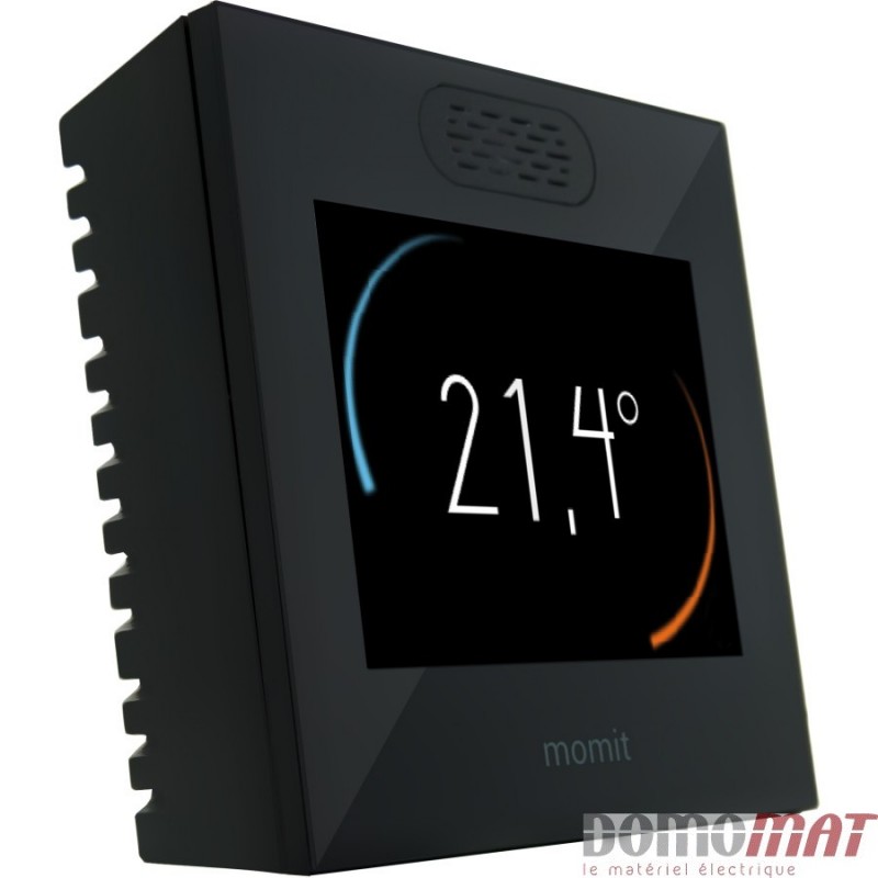 Découvrez le Smart Thermostat et sa programmation intelligente sublimée par  son design noir