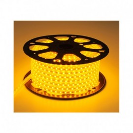 Bobine LED -  50m -  8W/M - 230V - Jaune - IP65 - Non dimmable 