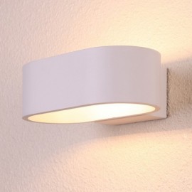 Applique murale SMD Blanche - 6W - 4000°K - Non dimmable - Avec ampoule