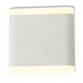 Applique murale blanc - 6W - 3000K - 530lm - Non dimmable - Avec ampoule