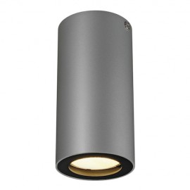 Plafonnier Enola gris argent/noir - GU10 - 35W  - Non dimmable - Sans ampoule