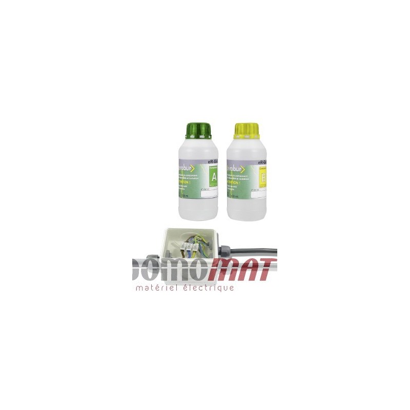 Gel d'Étancheité Bi-composant pour Boîte de Dérivation - 420 ml