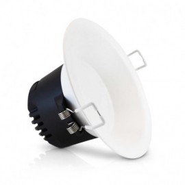 Spot encastré Downlight LED - 12W - Rond - Aluminium - Ø173mm - 3000°K - Blanc