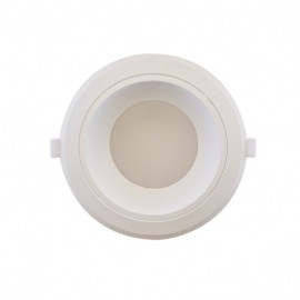 Spot encastré Downlight LED - 20W - Ø190mm - 3000°K - 1800Lm - Blanc