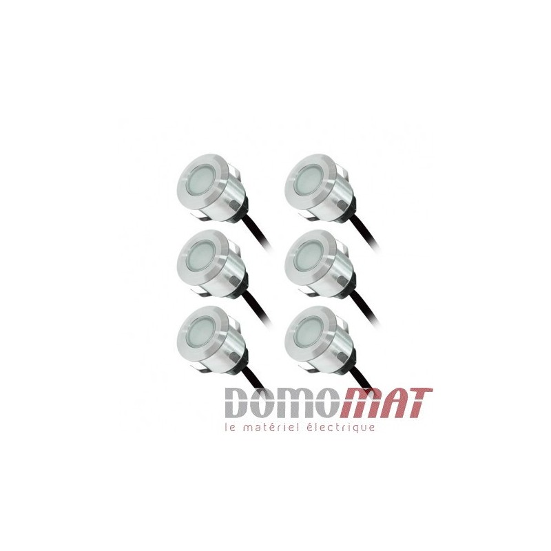 Spot LED encastré, panneau led, spot encastrable de salle de bain，spot led  encastrable , spot encastrable led 6x 18W 3 couleurs en 1