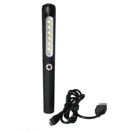 Mini baladeuse LED rechargeable USB 1,5 W 5 V aimantée - Le Temps