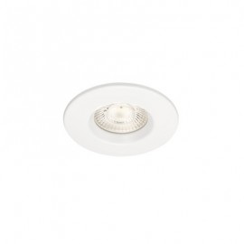 Spot LED  encastré AXEL - Recouvrable - 6W - 4000K - Rond - Acier - Blanc - Non dimmable