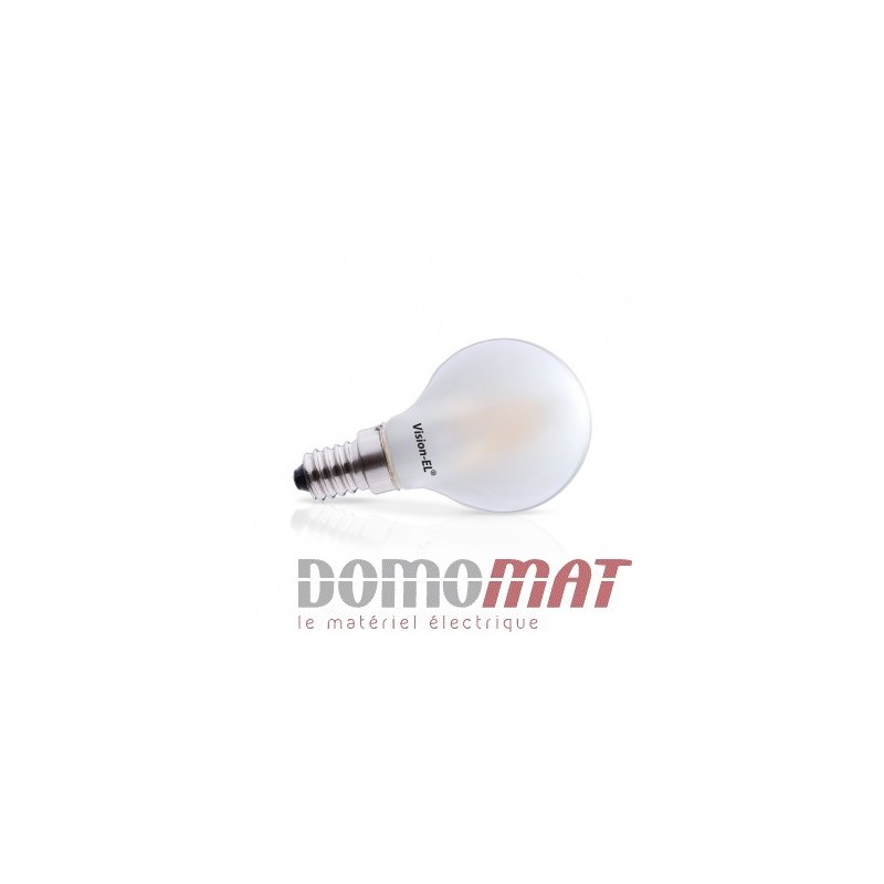 Ampoule LED à filament COB - E14 - 2W - 2700°K - Dépoli - Non dimmable