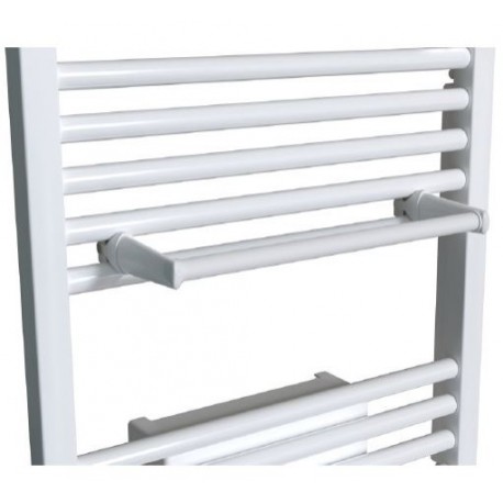 Support pour radiateur sèche-serviette en chrome - 2 pièces