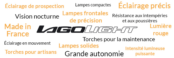 Lampe frontale LED BXR2.0 Lagolight 142 lumens de fabrication