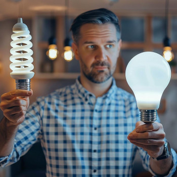 LED VS Fluocompacte : une comparaison éclairée pour choisir vos ampoules