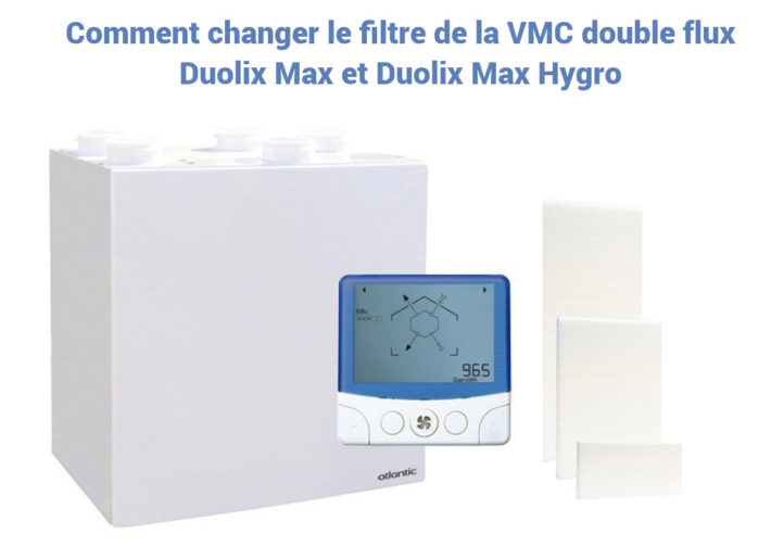Duolix Max + Kit ATLANTIC  Centrale VMC double flux Atlantic Duolix Max +  Kit d'accessoires